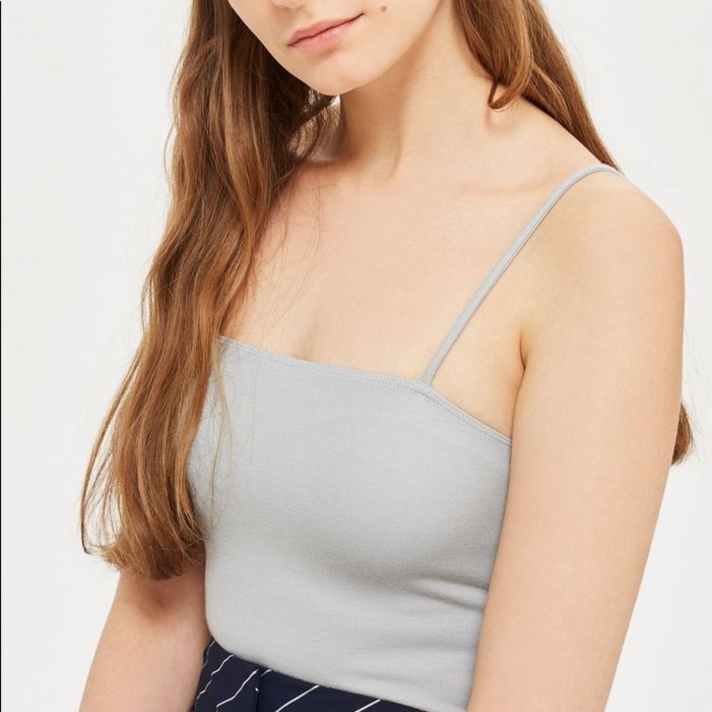 Topshop square neck ponte bodysuit